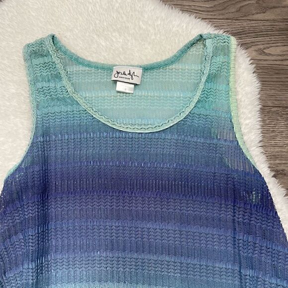 Turquoise Blue Swimsuit Cover Up Jordan Taylor High Low Small - Medium Stretchy - Picture 4 of 8